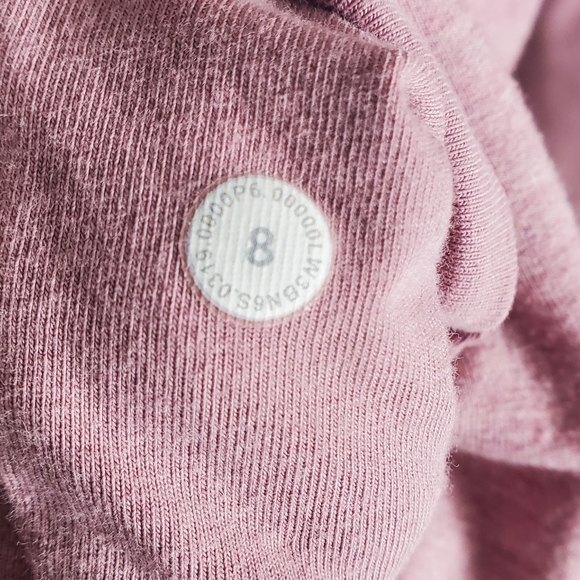 Lululemon Heathered Vintage Mauve High Lines Pullover Size 8 - Picture 5 of 8